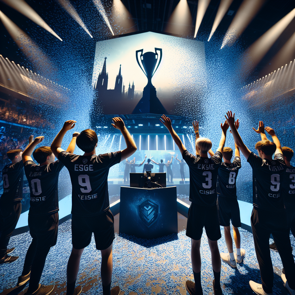BIGin HLCyi 2-1 yenip Köln Major daveti aldığı kutlama anı.